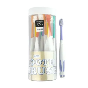 Moshi Moshi 89B Baby Toothbrush Set MM-04 (10 Pieces) Gentle Oral Care for Babies
